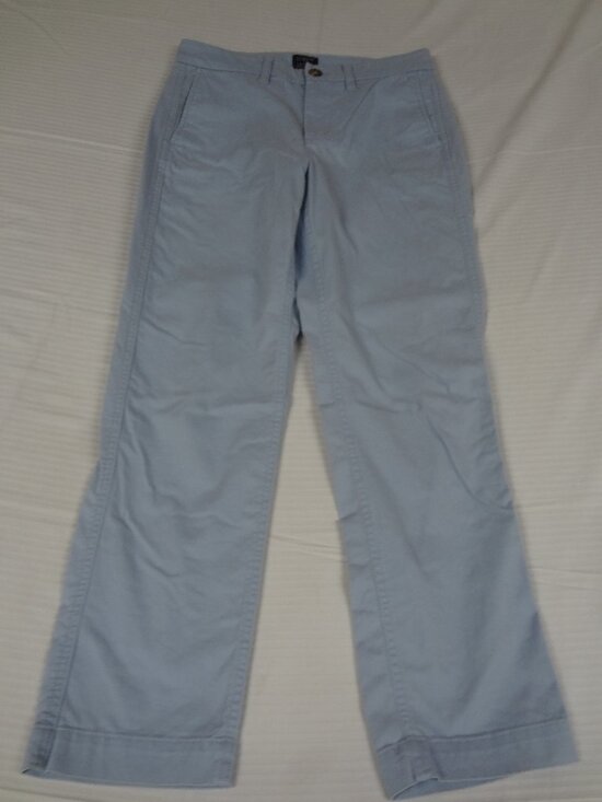 J. Crew Pants - J.CREW HIGH RISE GIRLFRIEND CHINO LIGHT BLUE WOMENS JR SIZE 0 L760